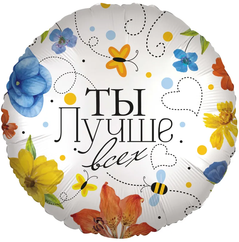 Шар (18''/46 см) Круг, Ты Лучше всех