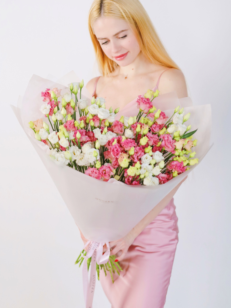 БУКЕТ ИЗ 35 ЭУСТОМЫ